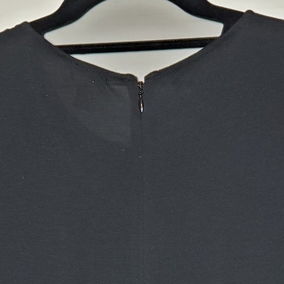 J. Crew Black Sleeveless Tunic with Fringe Hem - Picture 5 of 13